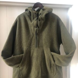 Lester River Bushcraft Wool Boreal Shirt Anorak - Men's Size M - Olive Green